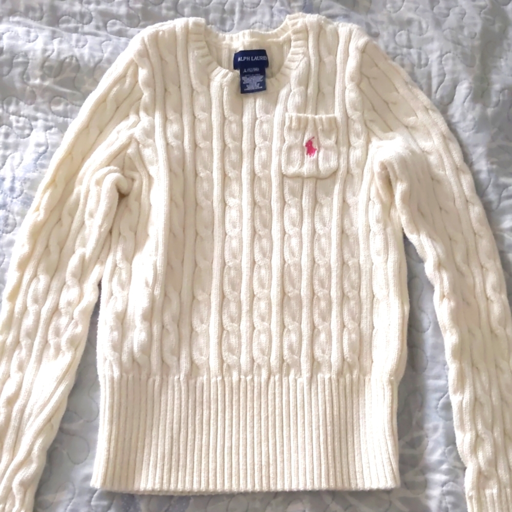Ralph Lauren white sweater